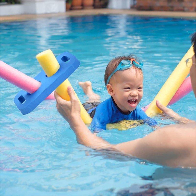 JISADER 2pcs Swimming Pool Noodle Connectors Foam Floats Swimming Training