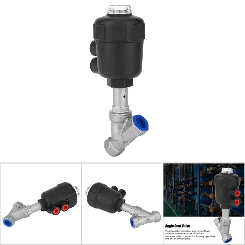 Garosa Pneumatic Steam Valve, Air Actuated Thread Angle Seat Valve,