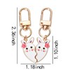 Matching Keychains for 2 Best Friends Sisters Cute Rabbit Bunny