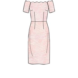 New Look Sewing Pattern Misses' Dresses, Paper, White, Various, UN6615A