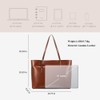 Kattee Vintage Genuine Leather Tote Shoulder Bag for Women Satchel