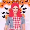 Paper Magic Rag Doll Adult Costume Wig One Size Red
