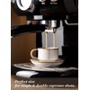 Gomakren 2.5 Ounce Espresso Cups Set of 4, Small Stackable