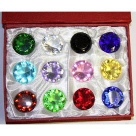 Mother's Day Special: Diamond Glass Paperweights 12pcs - 30mm