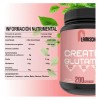Suplemento Creatina + Glutamina Flamish 1kg 50 Servicios