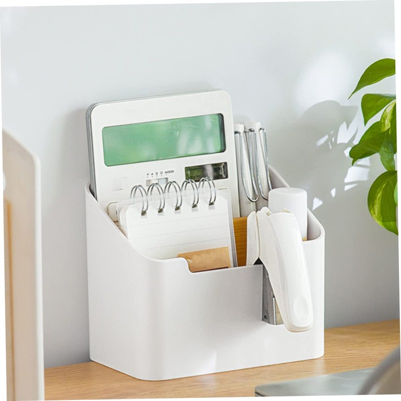 MAGICLULU Collapsible Storage Box Stackable Desk Organizer Plastic Remote Control