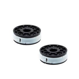 FixedByU 2 Double Thread Spools for Electric Lawn Trimmers | Suitable for Hecht 500 | Florabest FRT 430/10, FRT 450 A1/B2 | Grizzly Tools ERT 450/8, ERT 530 R/RS | Hanseatic ERT 530