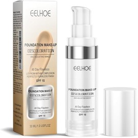 Base de Maquillaje Natural Beige | Larga Duración | Cobertura Completa | Adaptable al Tono de Piel | 30 ml | Acabado Natural