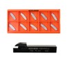 Accusize Industrial Tools 1/2" x 1/2'' Cut-Off Holder, Parting Tool,