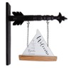 K&K Interiors 17080F-AR 10.5 Inch Enamel & Wood Sailboat Arrow