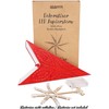 BRUBAKER 60 cm Paper Christmas Star for Hanging - LED