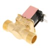 Solenoid Valve for water, 1/2" DC 12V Normally Closed Brass