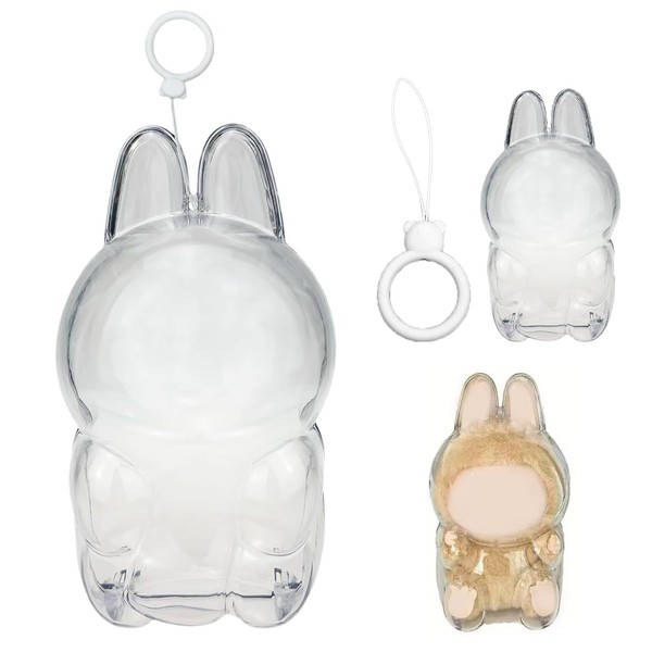 Norhogo 1 Stücke Anhänger Bag Charm Schutzhülle Transparente für Plüschspielzeug,