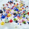 LIMAOLLY 8000pcs 3mm Flatback Half Pearls Round Crafts Beads for