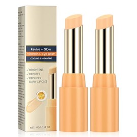 Tbexem Bálsamo Para Ojos Revive Glow Con Vitamina C, Crema Hidratante Para El Contorno De Ojos, Mejora Las Ojeras, Ilumina El Tono De La Piel, Reduce 