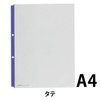 キングジム クリアファイル カラーガードポケット 10枚入 A4タテ 青 203-B