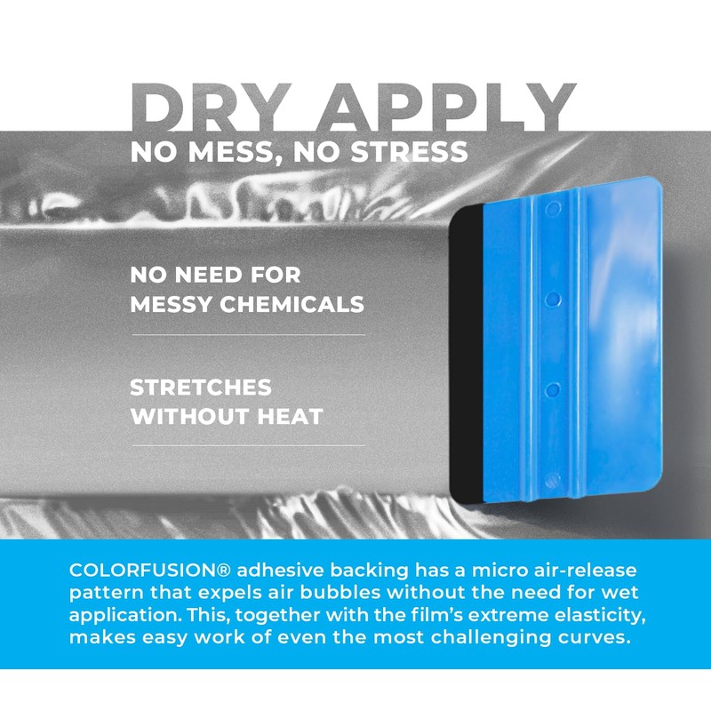 ColorFusion PPF by VViViD, Gloss GT Silver Dry Apply PPF