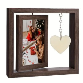 AUTUUCKEE Dog Photo Frame, Pet Memorial Gifts 360° Rotatable Dog Memorial Photo Frame, Dog Bereavement Gifts, Dog Photo Frame for Dog Memorial Gifts (23 x 21 cm)