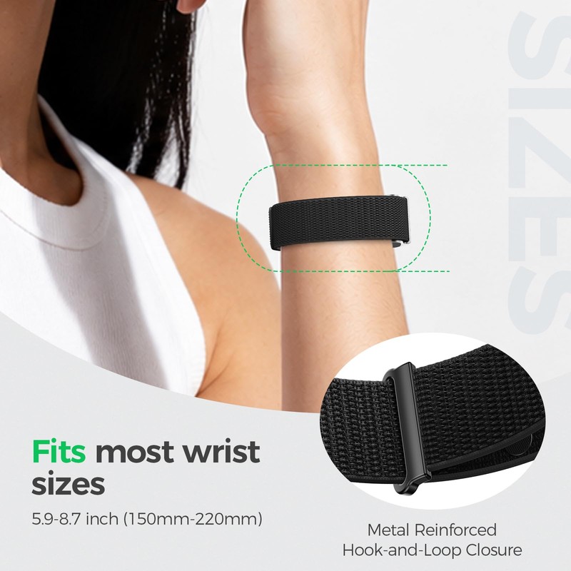 Tensea 3Pack Nylon Bands Compatible with Hume Health Band Replacement