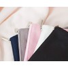 Solid Canvas Cosmetic Bag Make Up Clutch Bag (10.5"W x