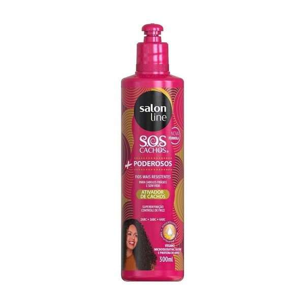 Salon Line S.O.S Cachos Mais Poderosos Salon Line Curly Hairstyling