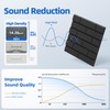 12 Pack Acoustic Panels with Self Adhesive, 12" X 12"