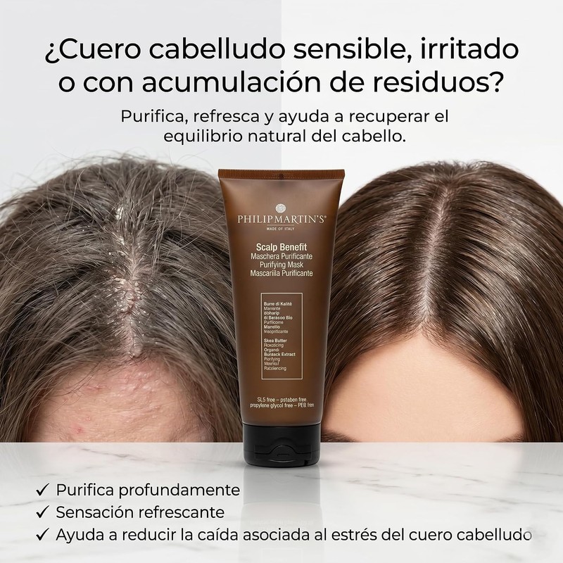 Philip Martin's Scalp benefit mascarilla reequilibrante para eliminar toxinas, 200