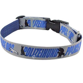 Halsband "Polizeihund" bis 40 cm Halsumfang