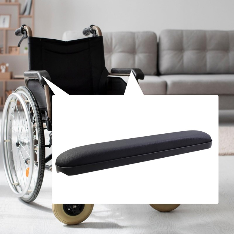 Nicerity 2Pcs Padded Armrests Wheelchair 13.38" Arm Pads Replacement for