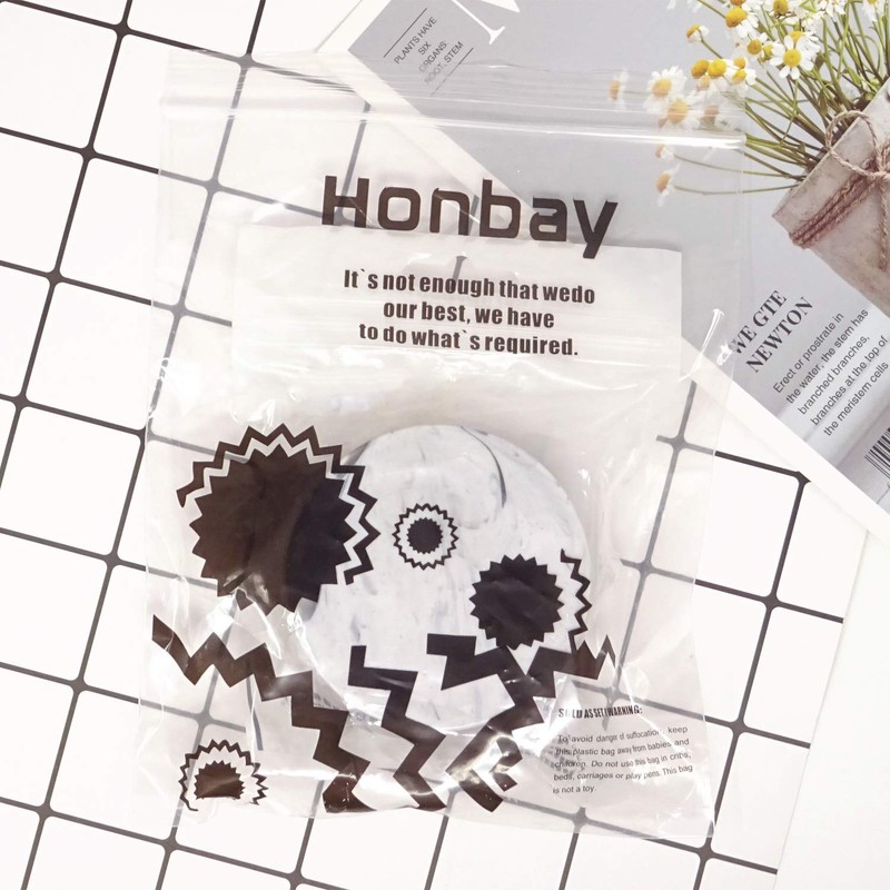 Honbay Fashion Marble Contact Lens Case Portable Contact Lens Box