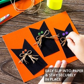 50 PCS Split Pins Paper Fasteners, Multicolor Split Pins Round Scrapbooking Split Pins Scrapbooking Brads Split Pin for Paper Craft DIY Stamping Scrapbook Office Household Supplies