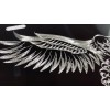 Diamond Etched Products Engraved US American 3D Fierce Eagle Diamond