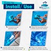 MyPoolSupply Pool Corner Cleaner Vacuum Attachment, Precision Pool Cleaning Tool