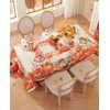 Honellaty Thanksgiving Tablecloth for Rectangle Tables, 60 x 84 Inch