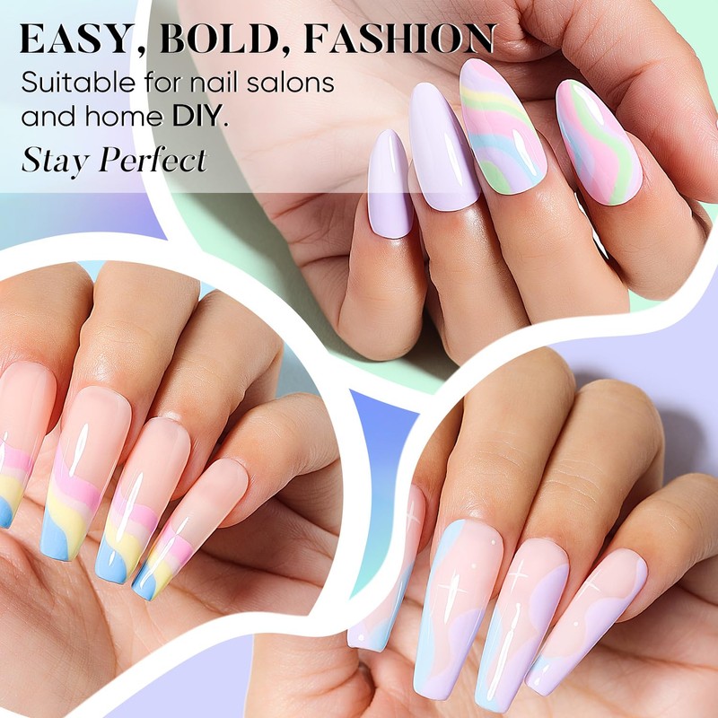 AIMEILI Gel Nail Polish UV LED Gel Polish Colours Set