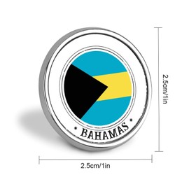 BESTORLOVE Enamel Pins Bulk Set Pins Bahamas Flag Pins For Backpacks National Pride International Holiday Custom Buttons Patriotic Flag Novelty Lapel Pins Accessory For Women Girls Gift