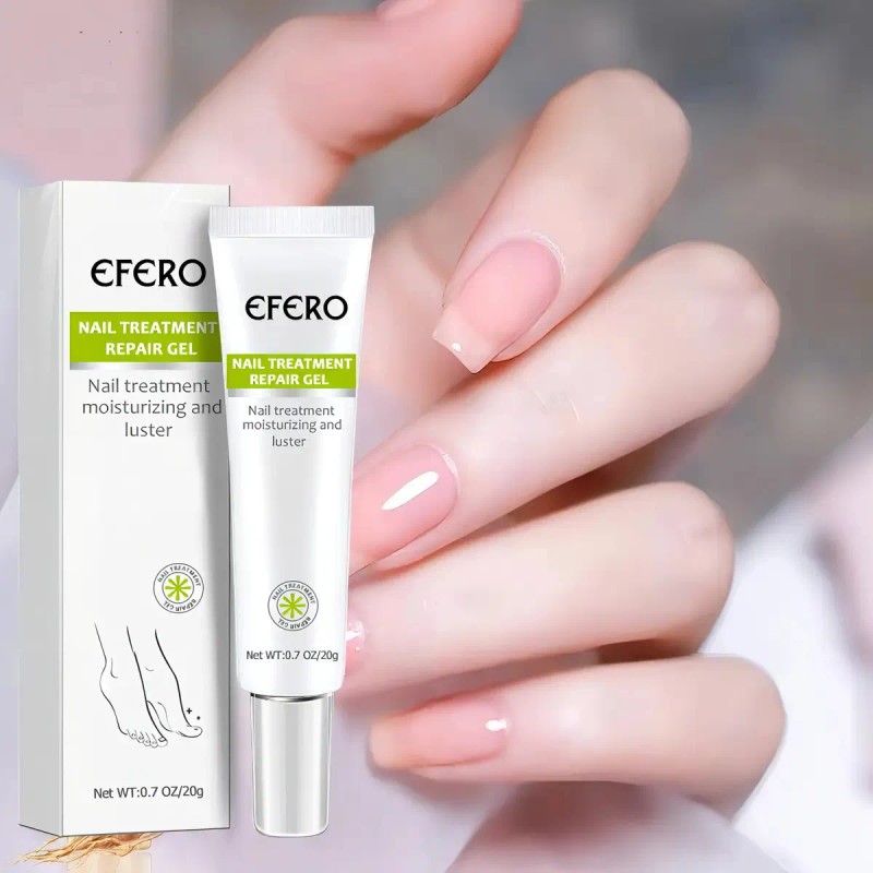 1pzs Crema Natural Hongos Uñas Pies Efero Gel Reparador 20ml