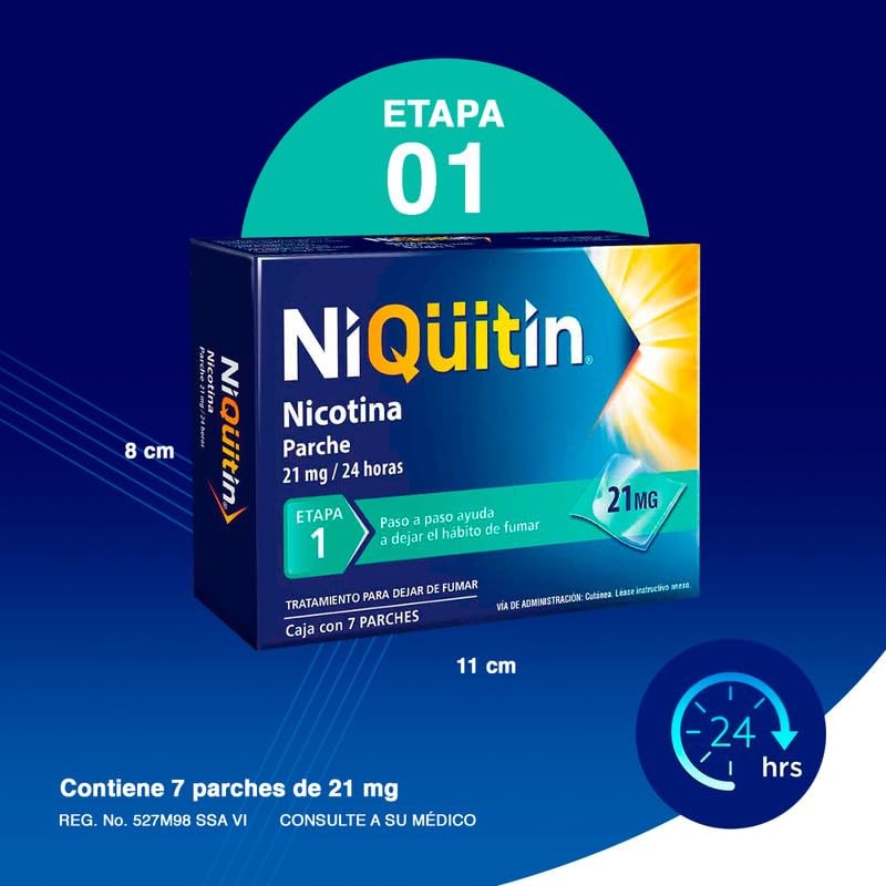 NiQuitin Etapa 1-2 Pack Tratamiento Para Dejar De Fumar
