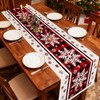13 x 108 Inch Christmas Table Runner - Red and