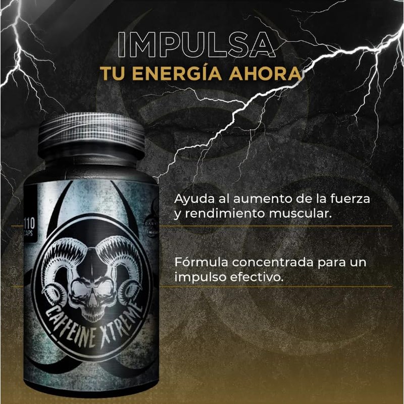 Cafeína 200 mg Suplemento Nutricional Deportivo
