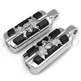 Replacement of Pirate Skull Footpeg for Suzuki Boulevard Intruder S83 VS1400 Marauder 800 VZ800