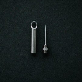 DAILYCARRYCO. TiPick Titanium Toothpick - Portable Metal Travel & Reusable EDC Micro Toothpick - Compact & Convenient - Carry On-The-Go - Titanium Construction, Magenta