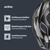 Uvex Unisex Adult Active Cycling Helmet, black, 56-60 cm