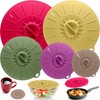 Silicone Lids for Food Storage - 5 Pack - 5