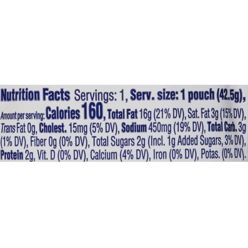 Kraft Signature Creamy Caesar Salad Dressing Single Serve Packet (1.5