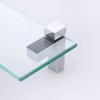 KES Bathroom Tempered Glass Shelf 14" 8MM-Thick Wall Mount Rectangular,