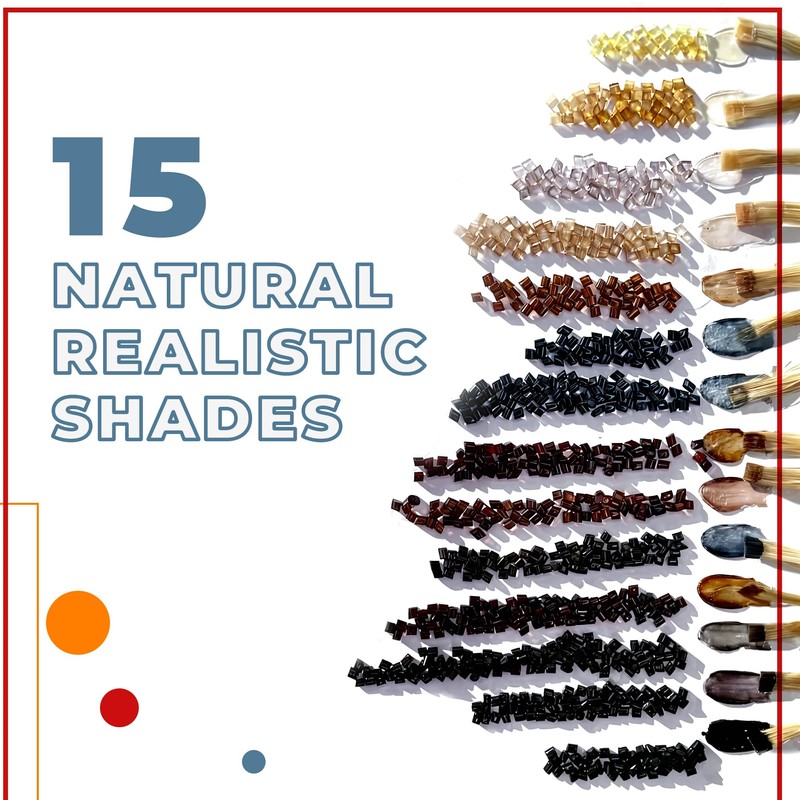 HairPro Italian Keratin Granulated Glue Beads — 10 g Light