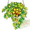 Plant Stained Glass Suncatcher, Pothos Window Hanging Garden Decor
