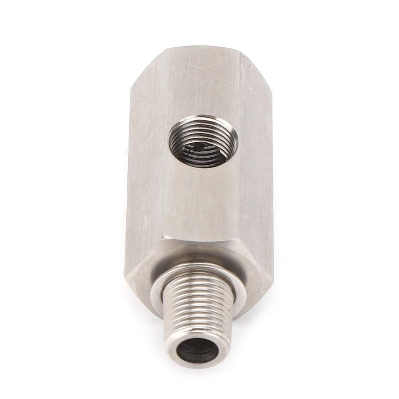Turbo Adapter, Hydraulic Sensor Tee 1/8" NPT Turbo Oil Feed