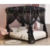 Mengersi 4 Corner Post Bed Canopy Bed Curtains Mosquito Net